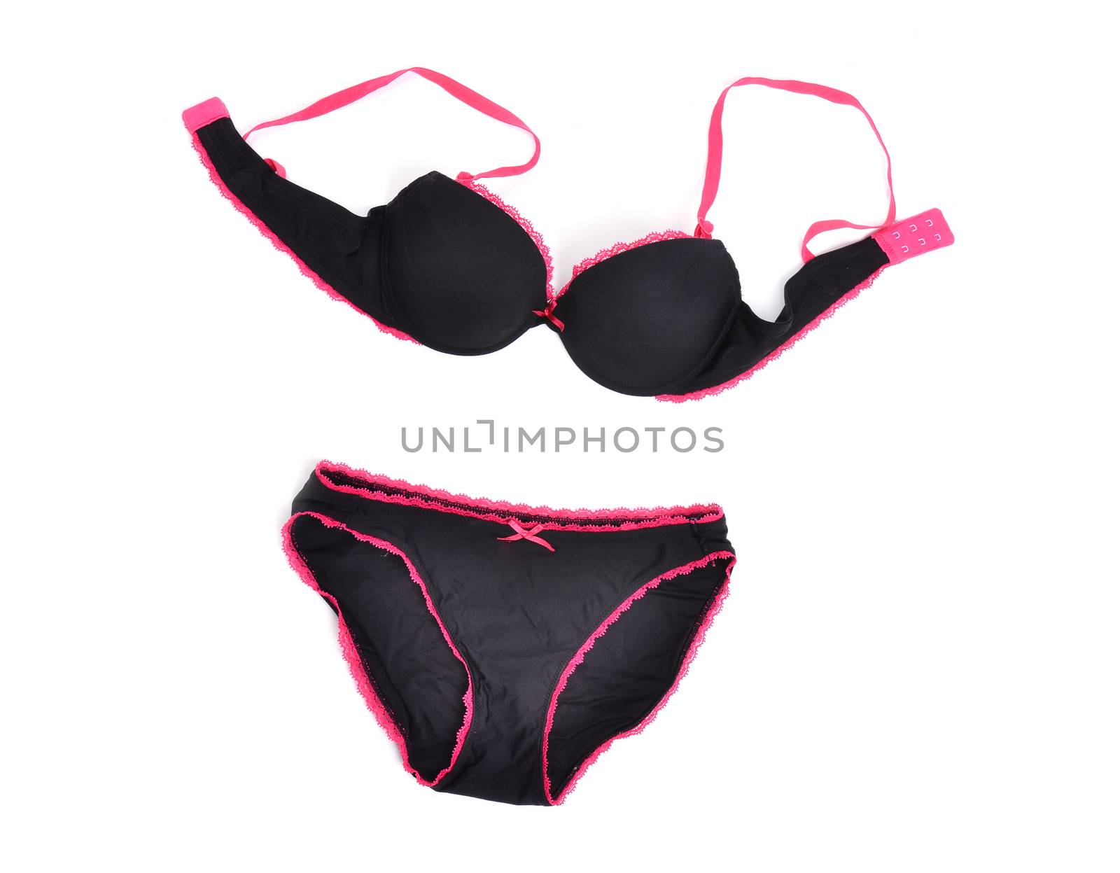 sexy female underwear on white background