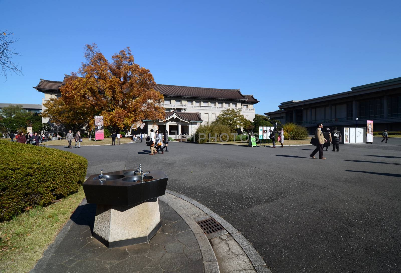 TOKYO, JAPAN - NOV 22: Tokyo National Museum. The oldest and largest museum by siraanamwong