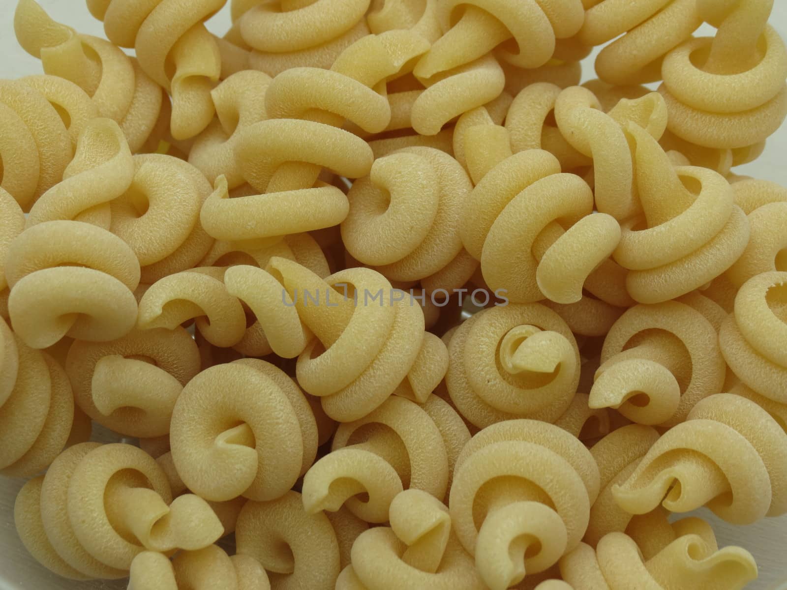 Detail of Macaroni pasta useful as a background