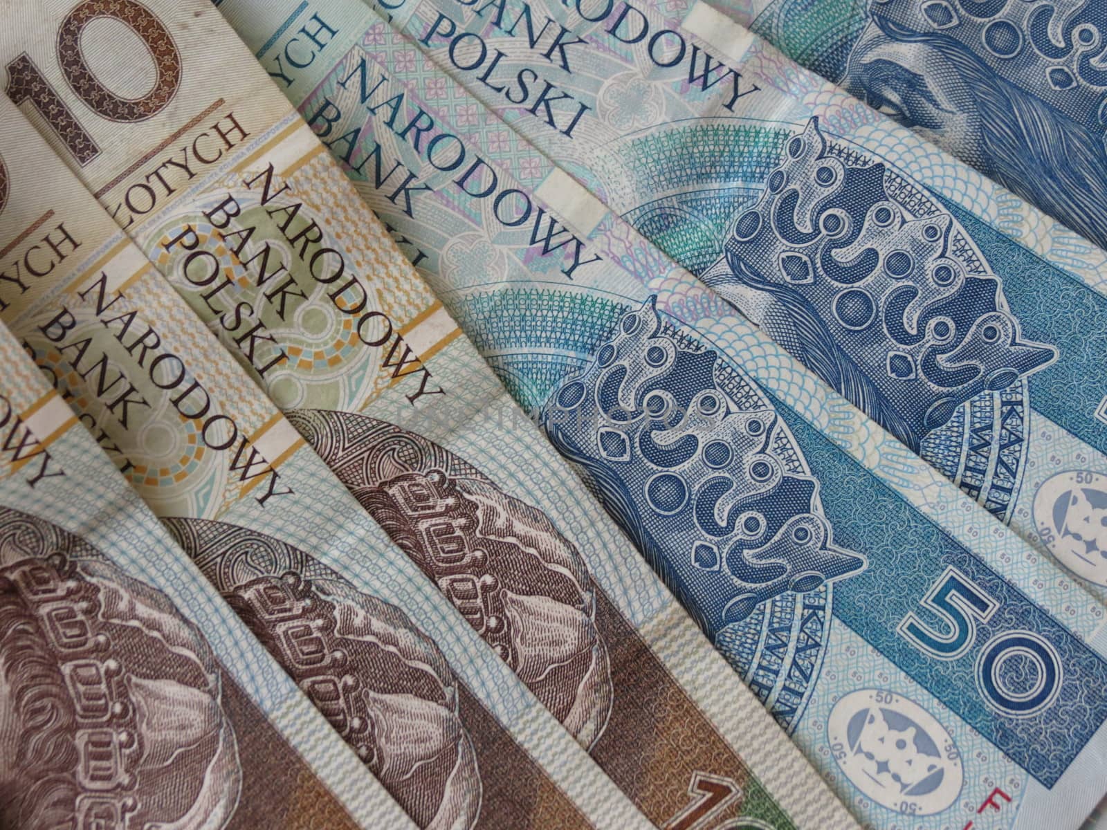 Polish zloty (PLN) currency - banknotes