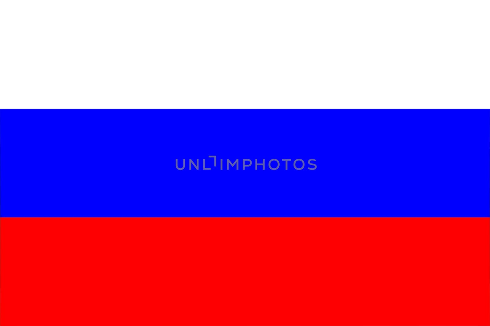 Russia flag - isolated vector illustration