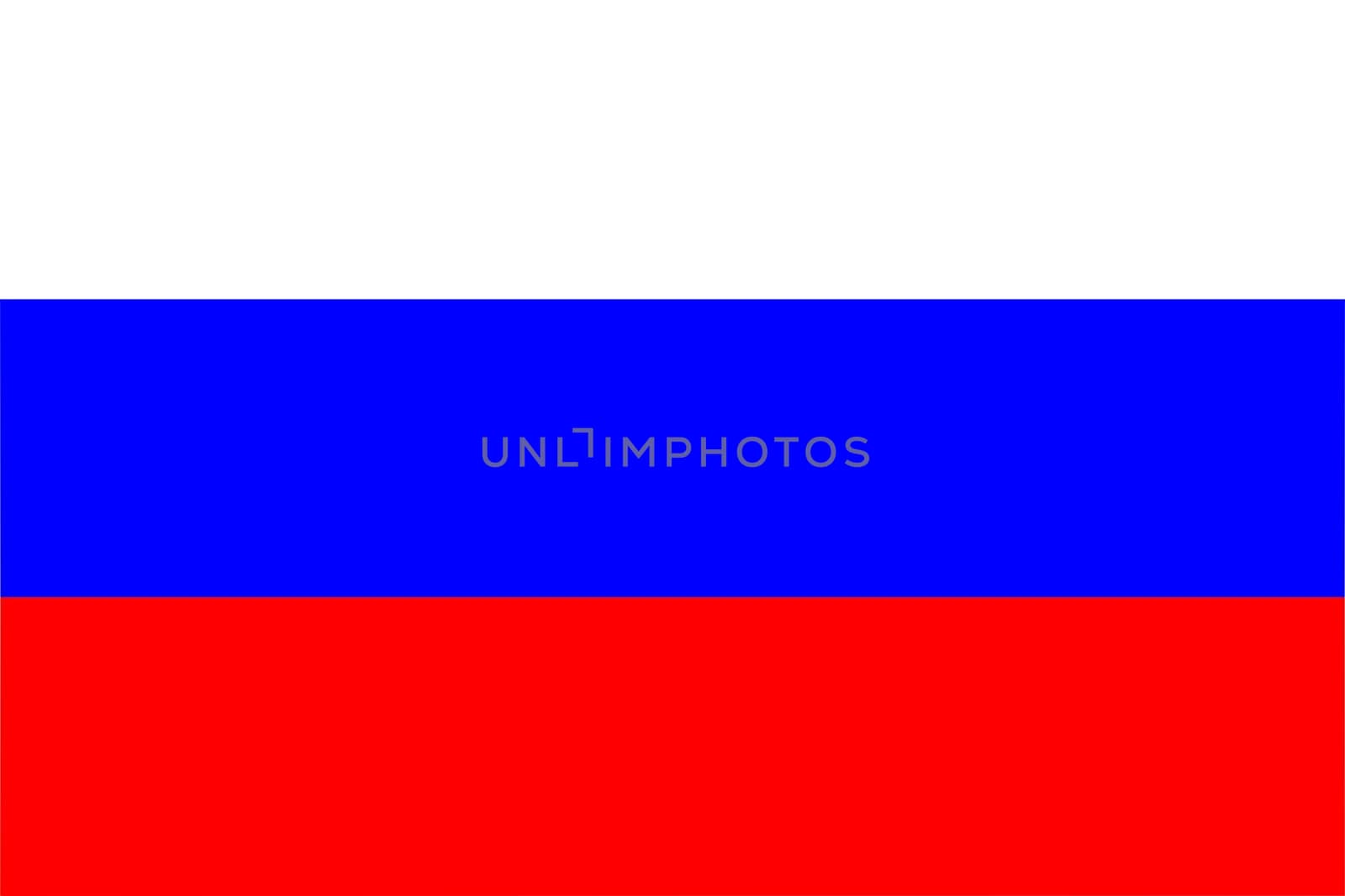 Russia flag - isolated vector illustration