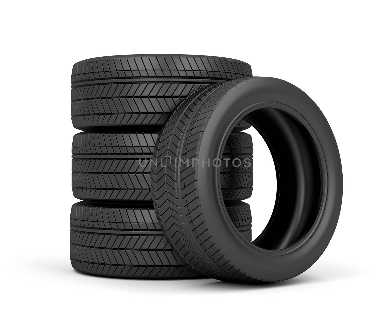 Car tires by magraphics