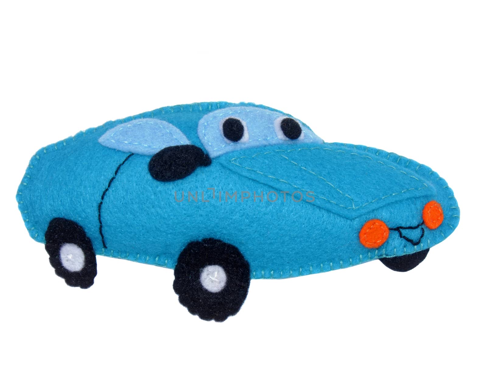 Blue car by sattva