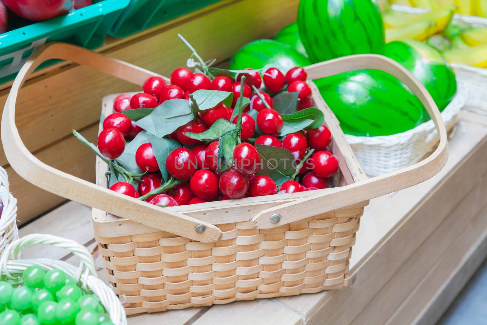 Fresh vegetable shop at a market