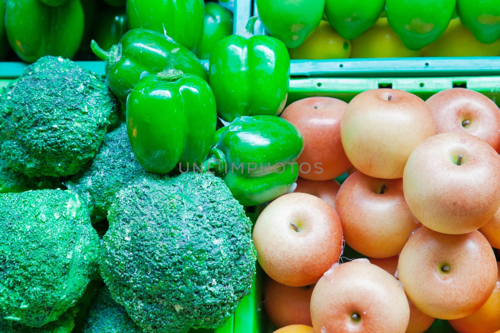 Fresh vegetable shop at a market