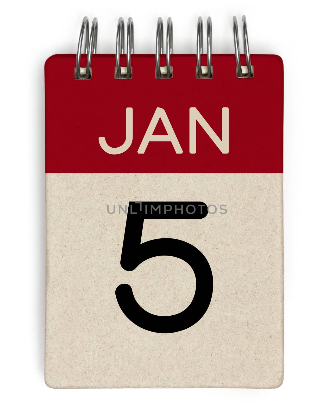 5 jan calendar