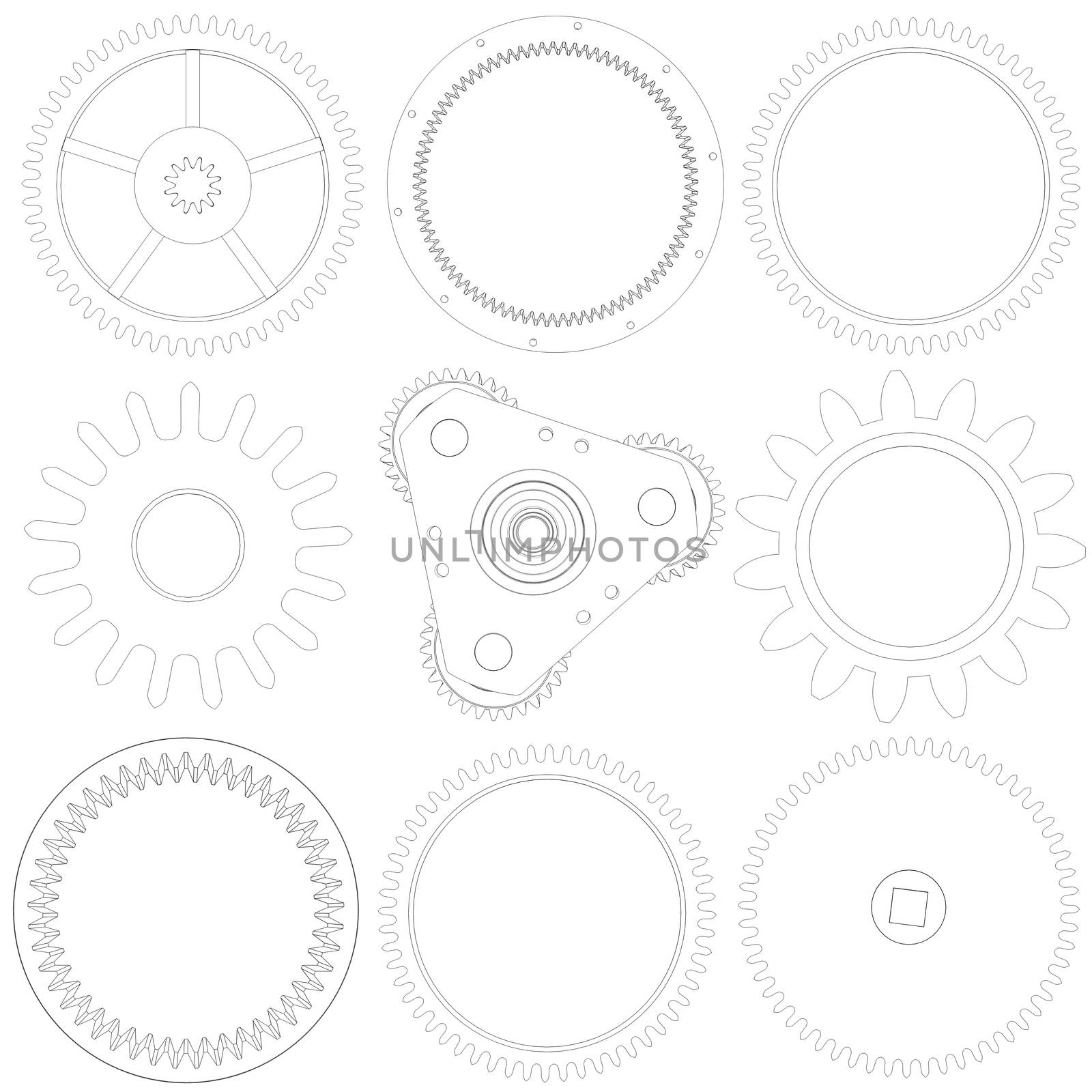 Collection of gears by cherezoff