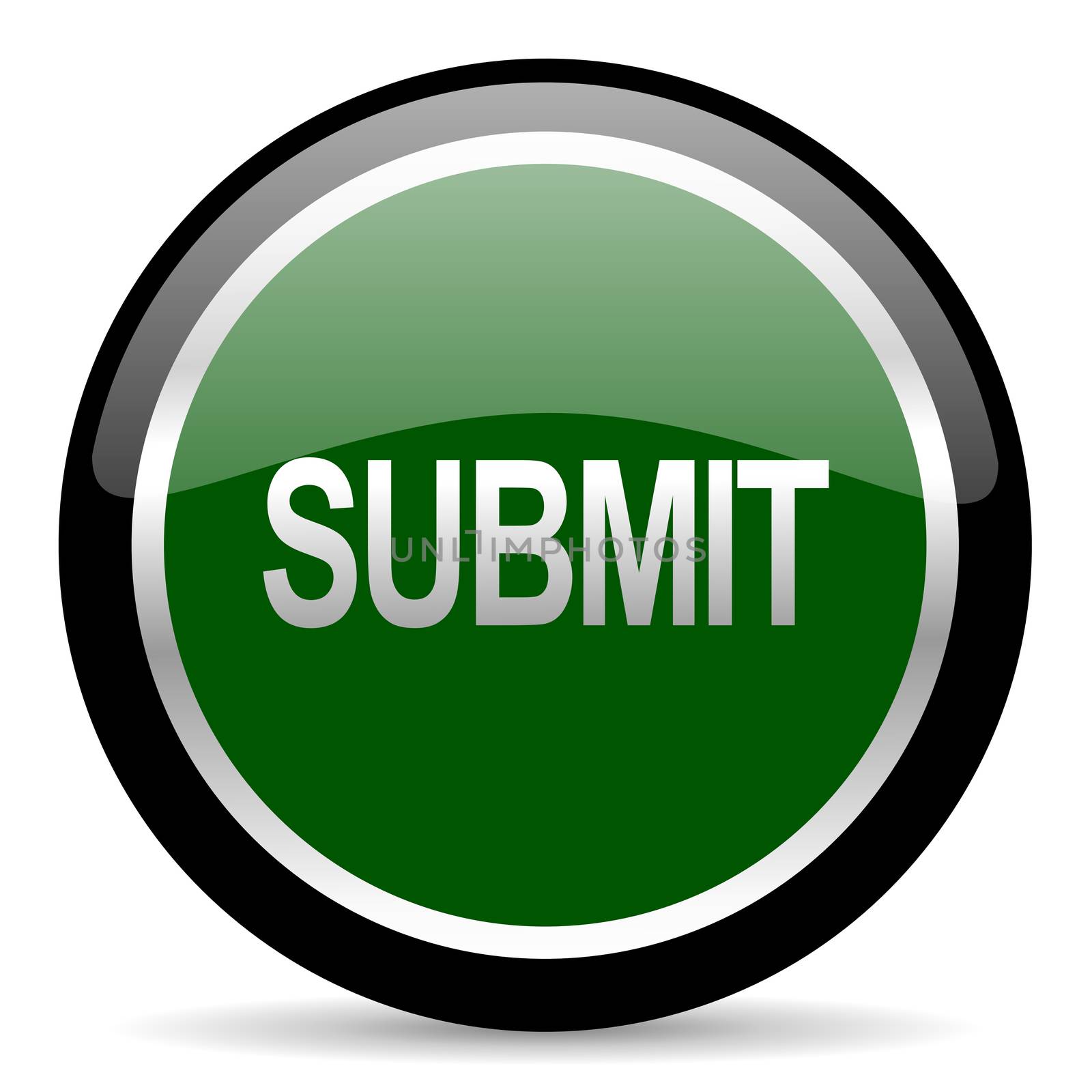 green web button