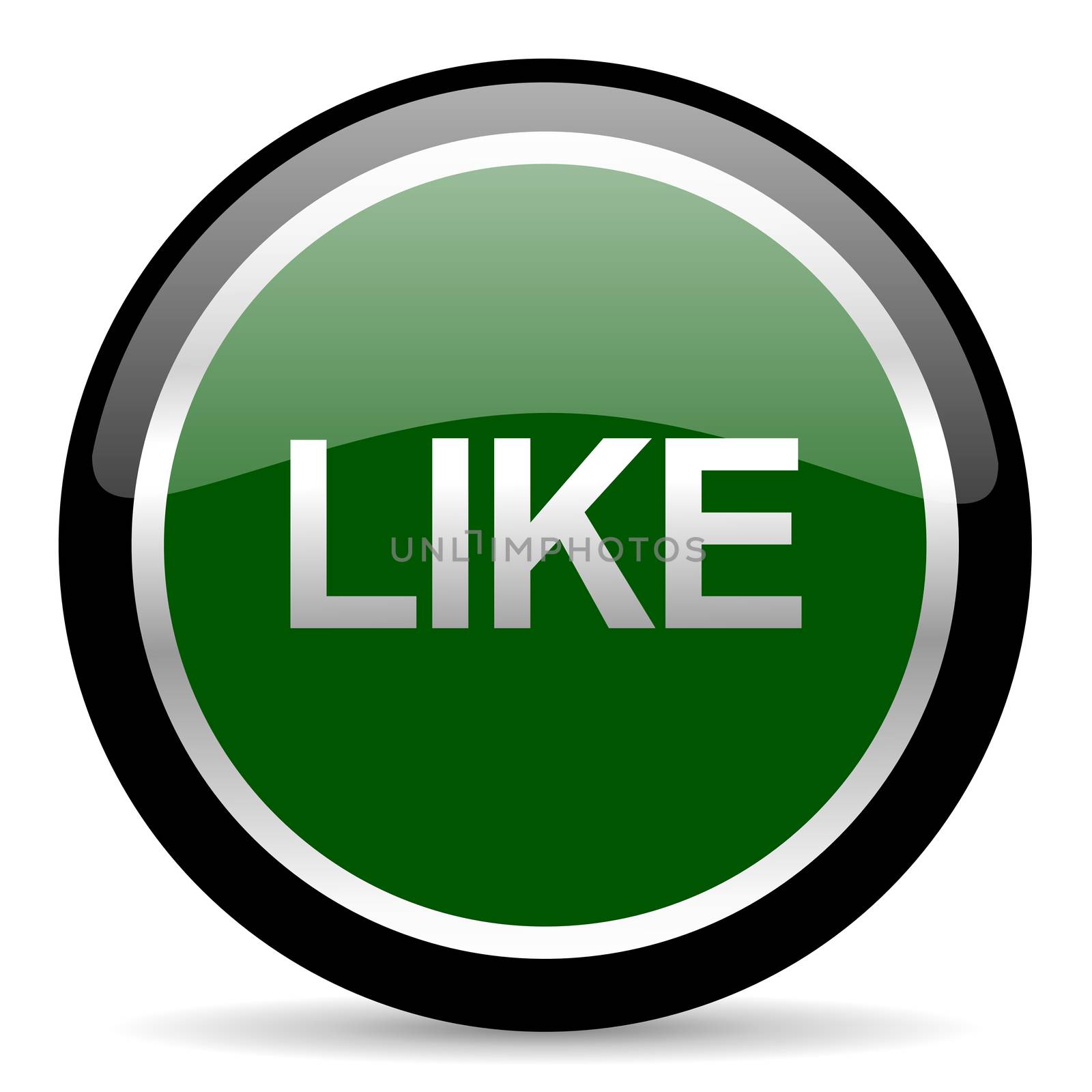 green web button