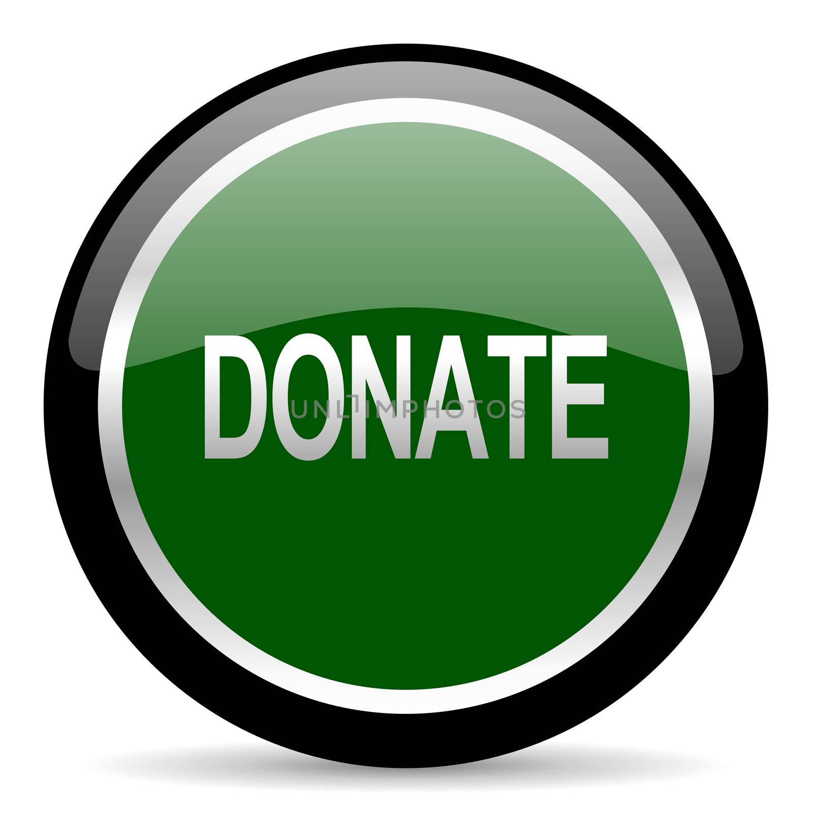 green web button