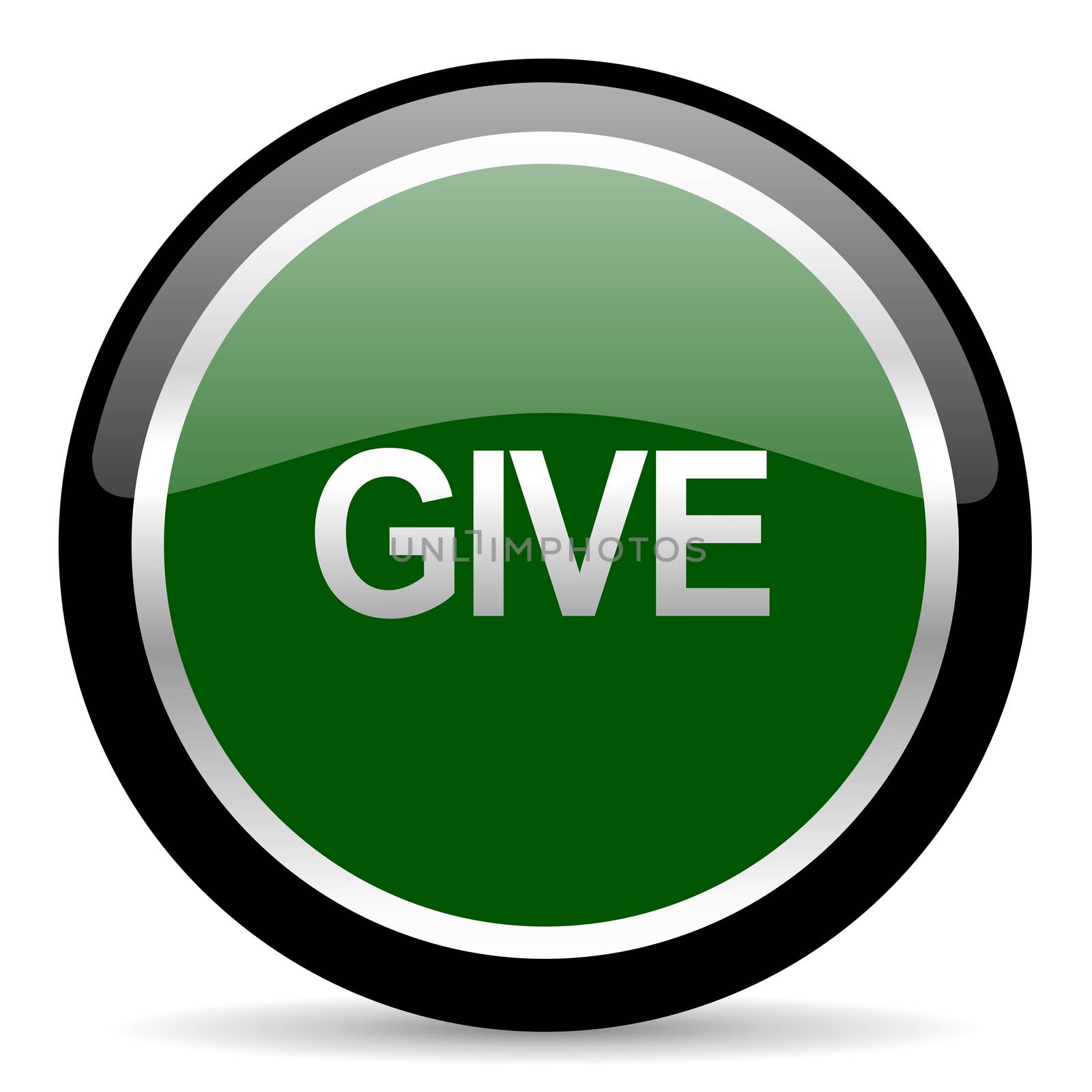 green web button