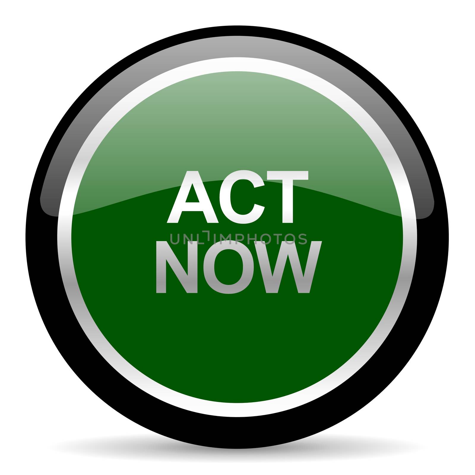 green web button