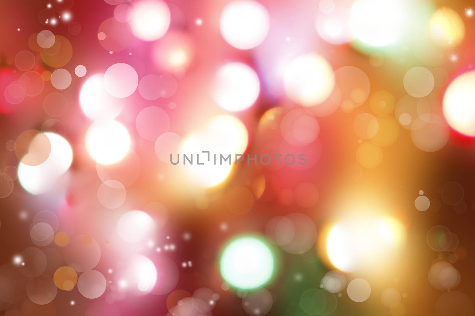 Bright circles of light abstract background