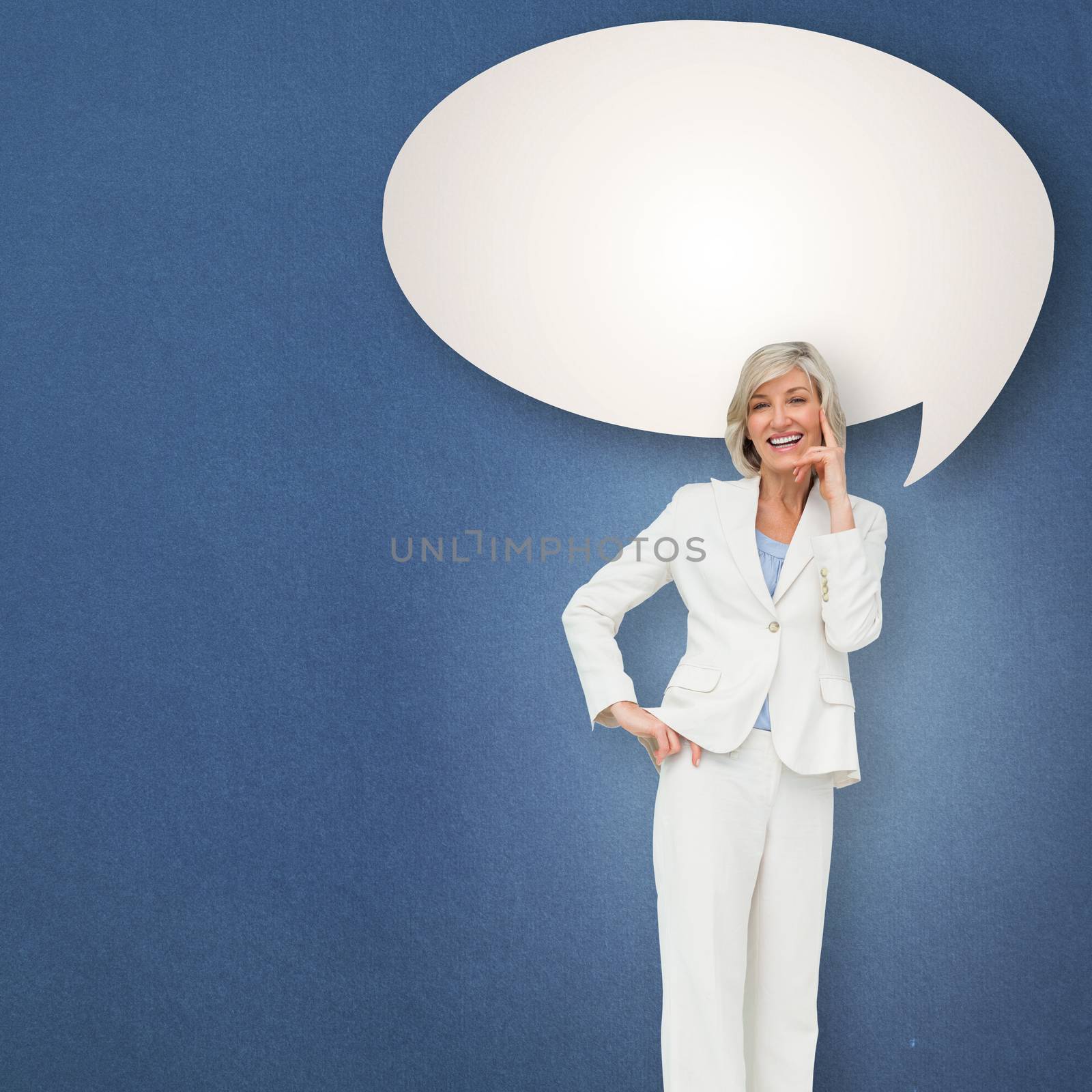 Composite image of thinking businesswoman by Wavebreakmedia