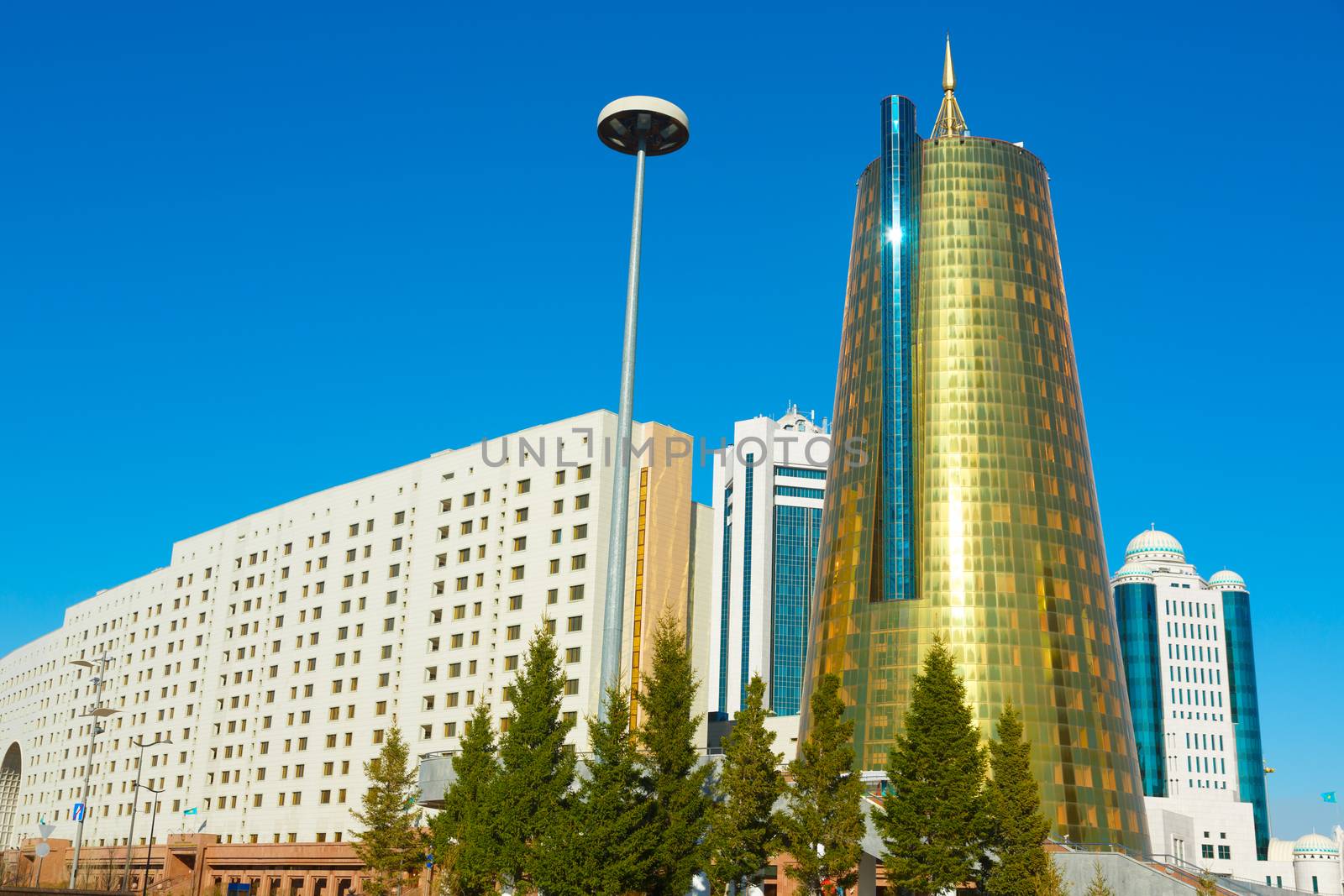 Modern architekture of Astana, capital of Kazakhstan