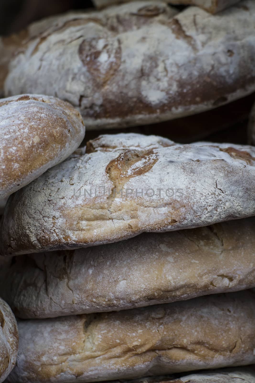 artisan bread in ancient medieval fair, Spain by FernandoCortes