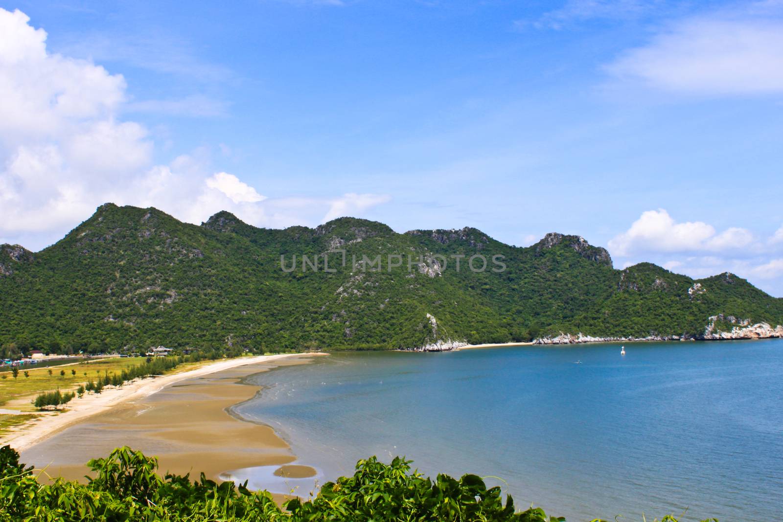 Bay Beach in Huahin Thailand