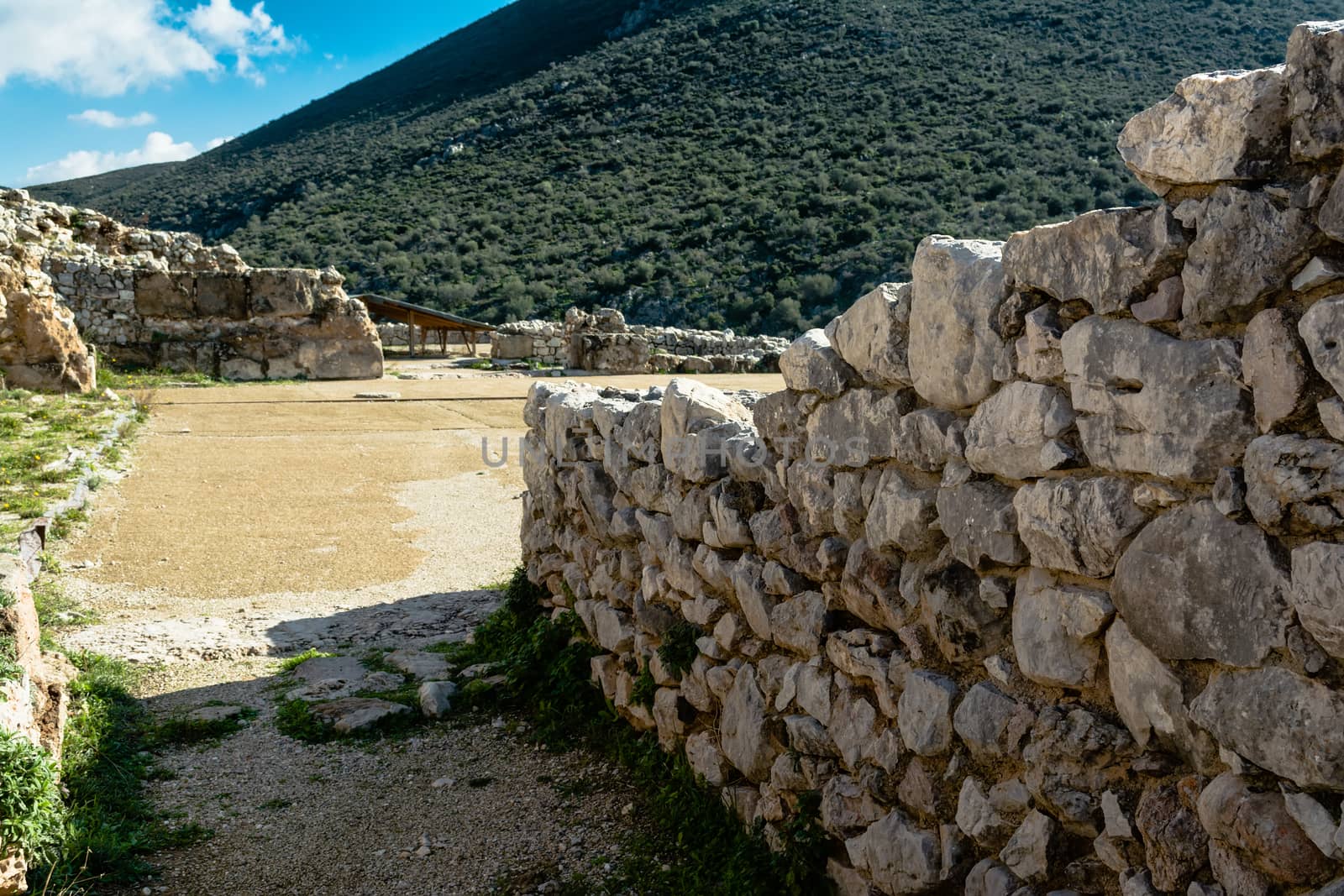 A photo of Mycenae, archaeological place at Greece