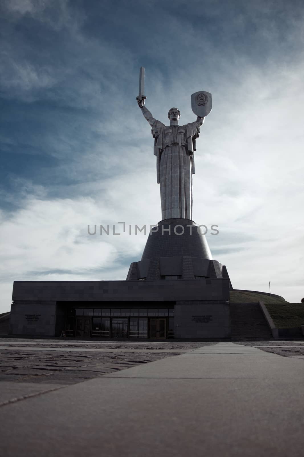 Mother Of The Motherland Monument In Kiev, Ukraine by vitaliygrebenuk@gmail.com