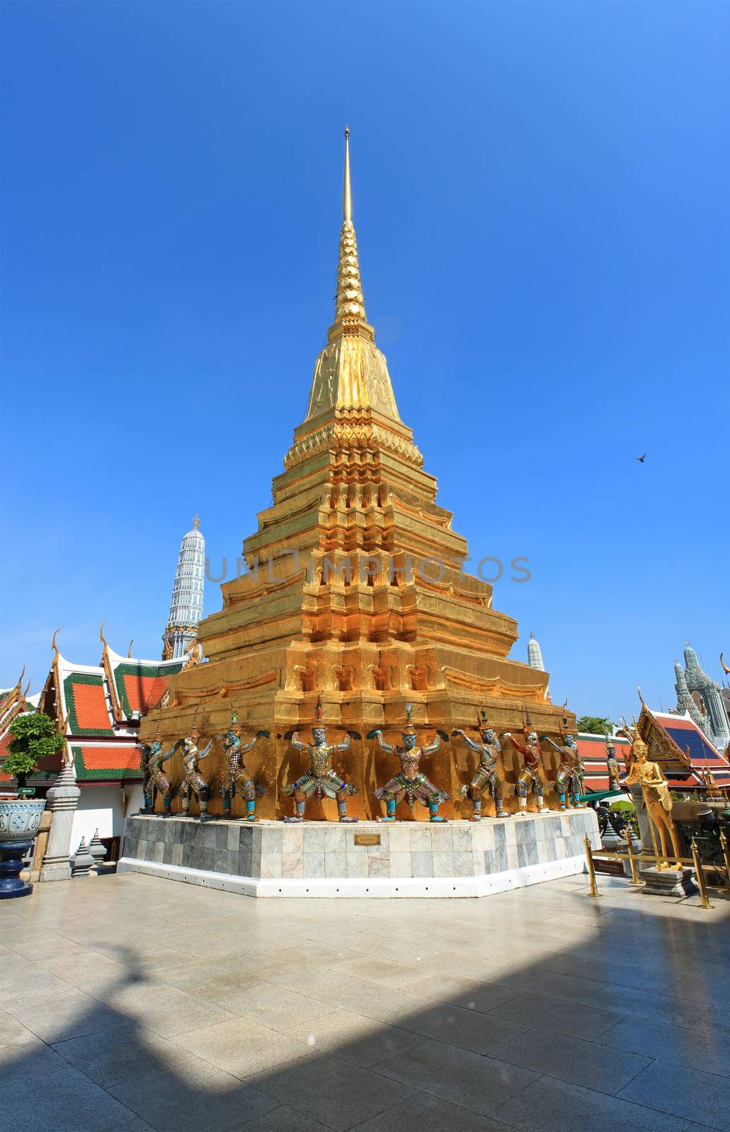 Golden Pagoda at Grand Palace, Thailand
