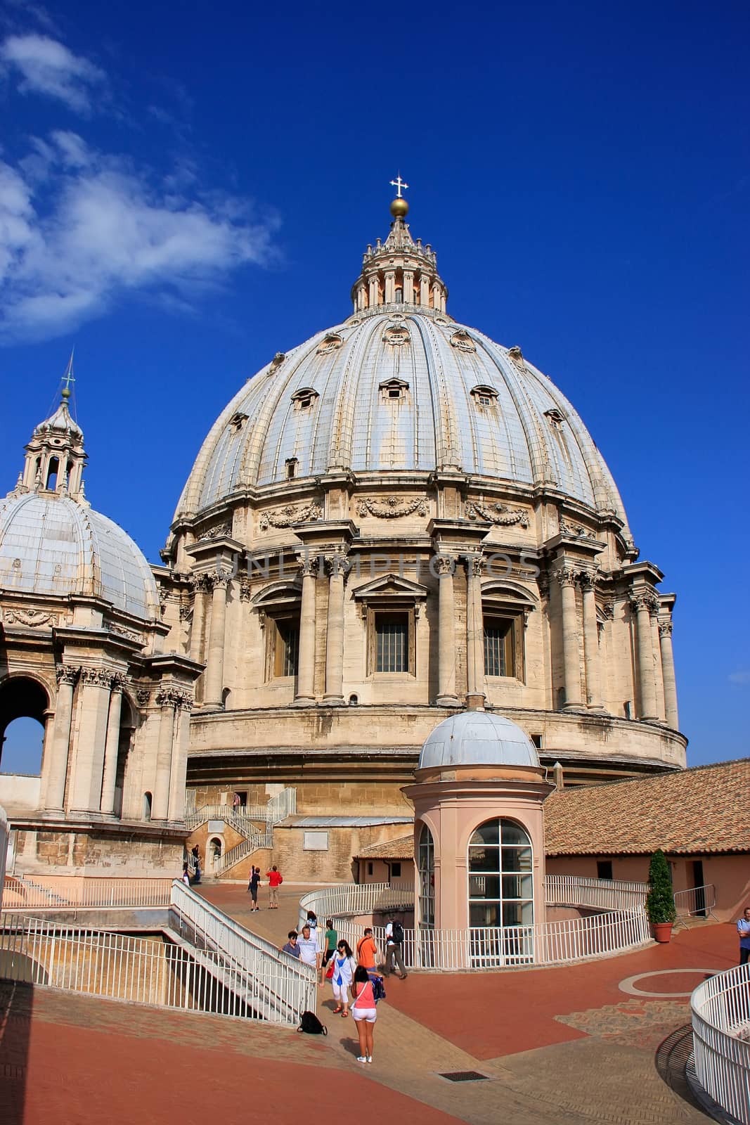 Saint Peters Basilica dome, Vatican City, Rome by donya_nedomam