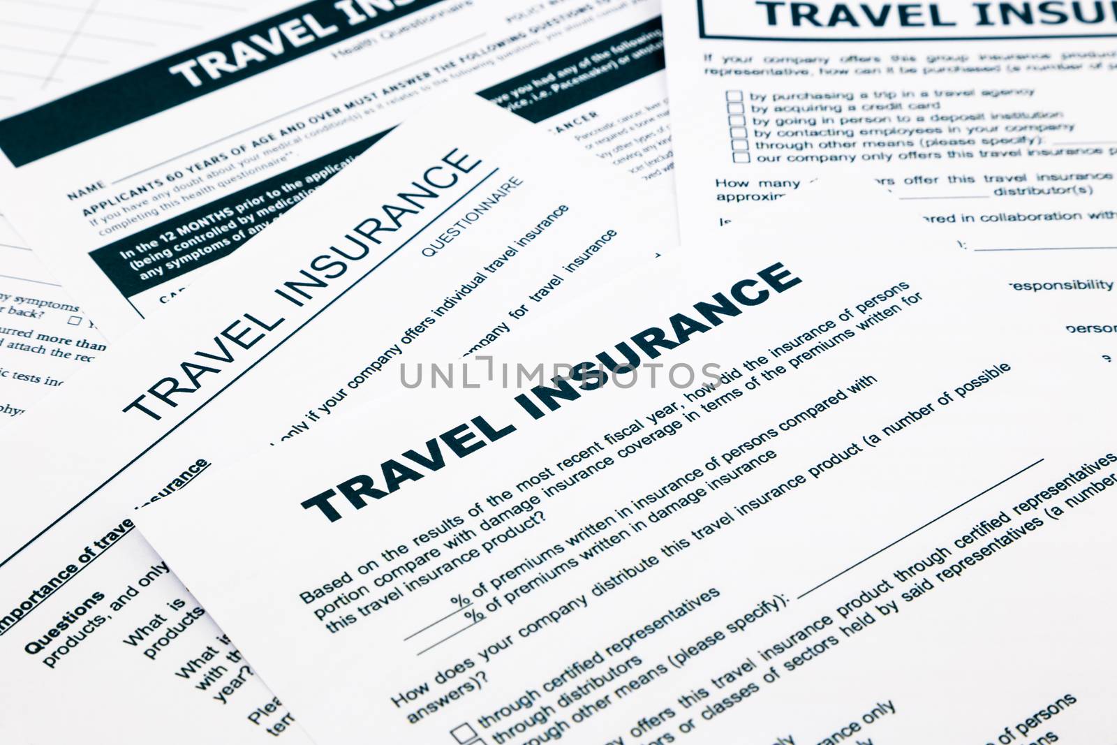 travel insurance form by vinnstock