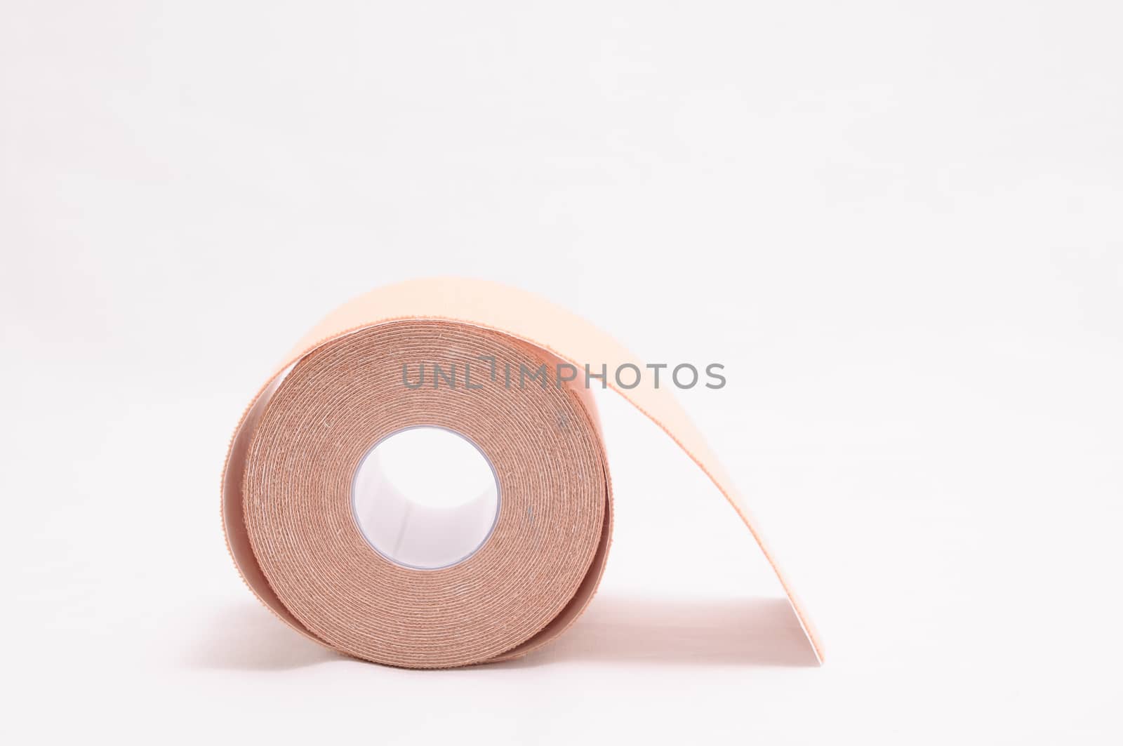 colored adhesive cloth tape on white background