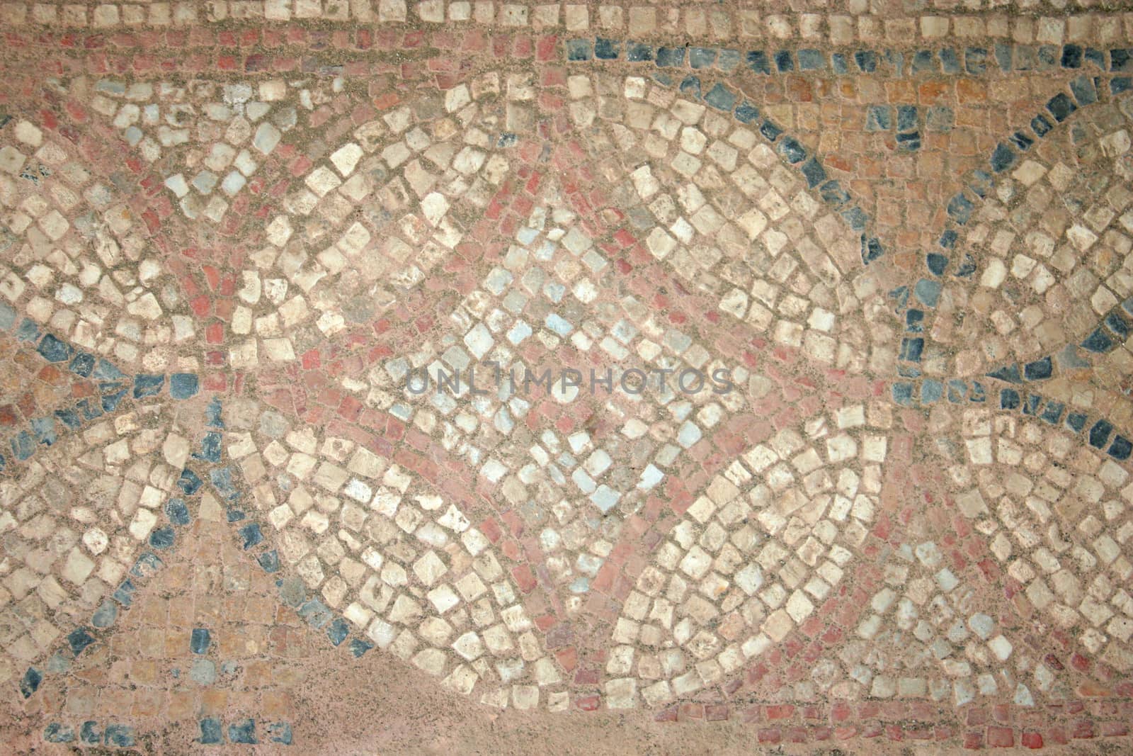 historical mosaic pattern. Photo taken at Antadros Ruin, Turkey