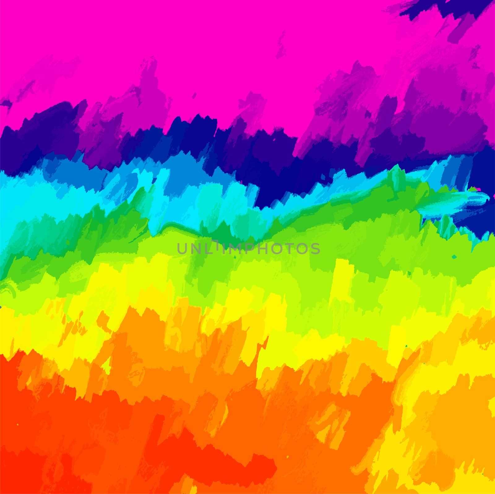 Oil Painted Canvas Background with vivid colors