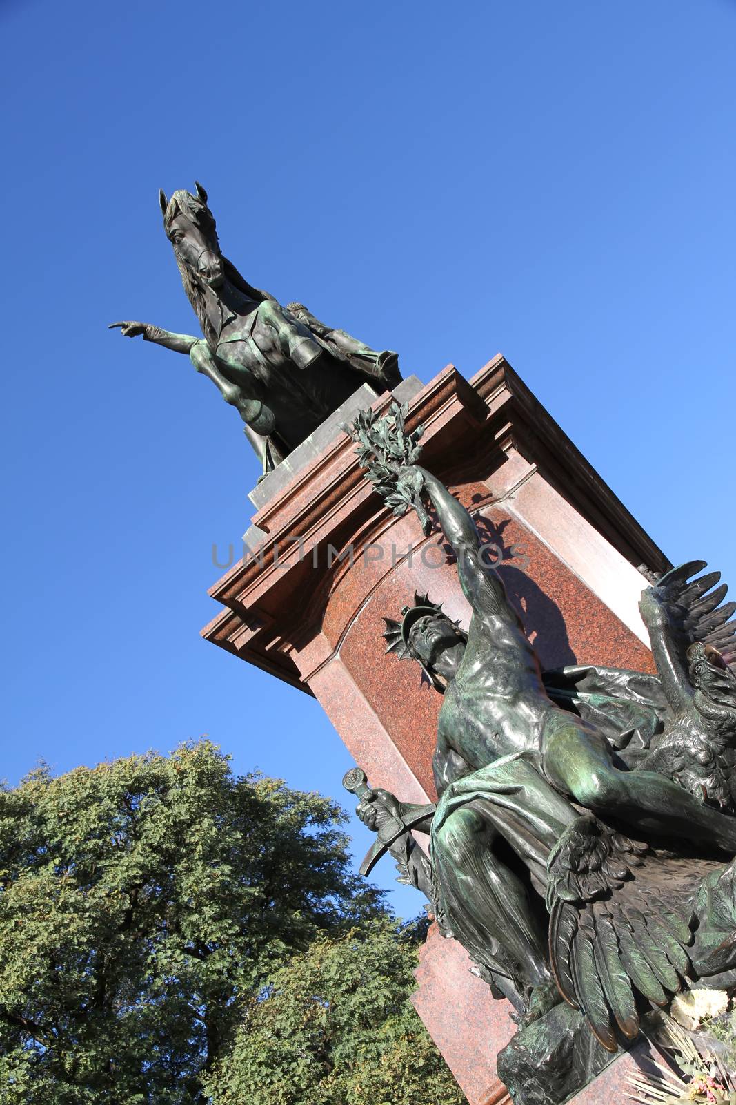 Monument of General San Martin in Buenos Aires, Argentina.