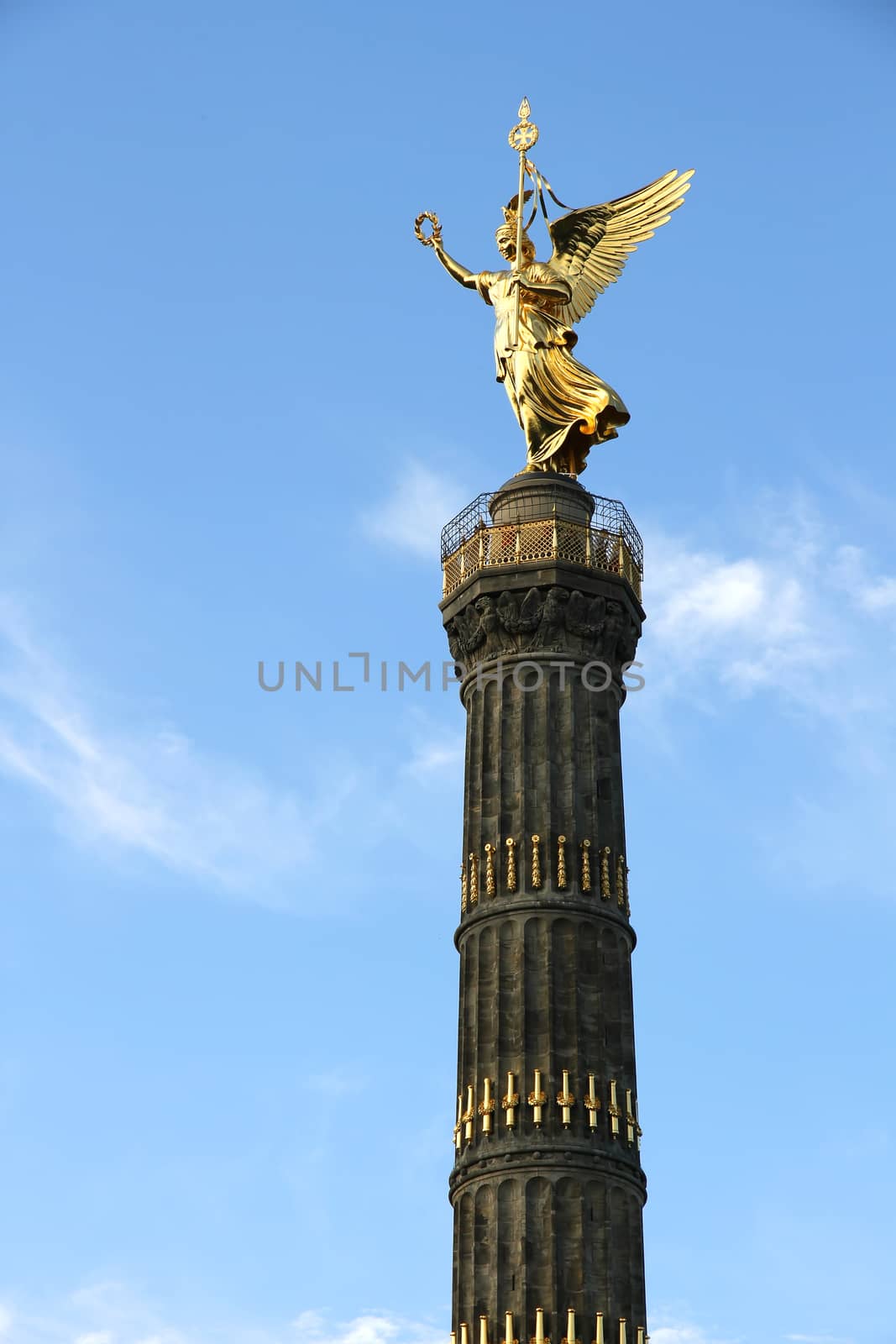 The Siegessaule in the Tiergarten of Berlin, Germany, Europe.