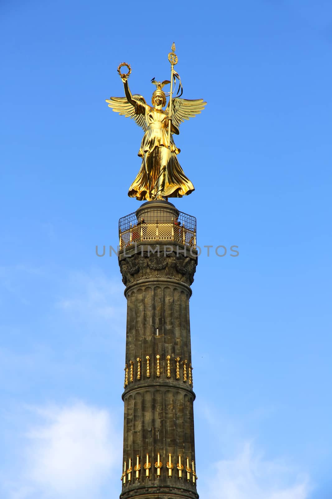 The Siegessaule in the Tiergarten of Berlin, Germany, Europe.