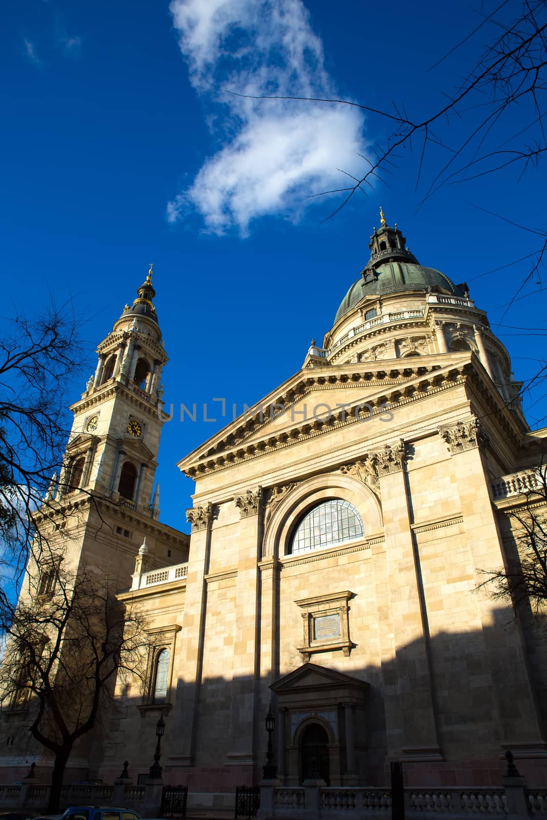 Saint Stephens cathedral in Budapest, Hungary, Europe.