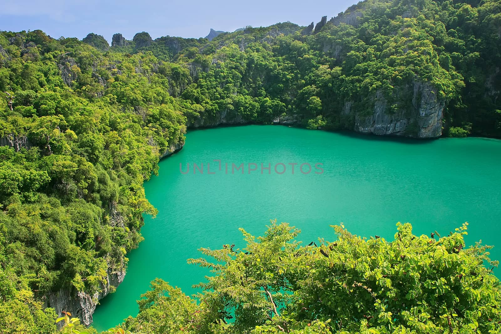 Thale Nai lagoon, Mae Koh island, Ang Thong National Marine Park, Thailand