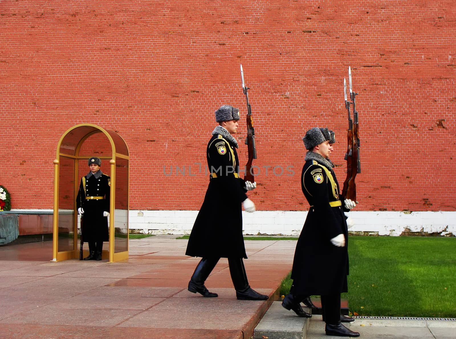 Changing of the Honor Guard Ceremony, Tomb of the Unknown Soldier, Moscow, Russia