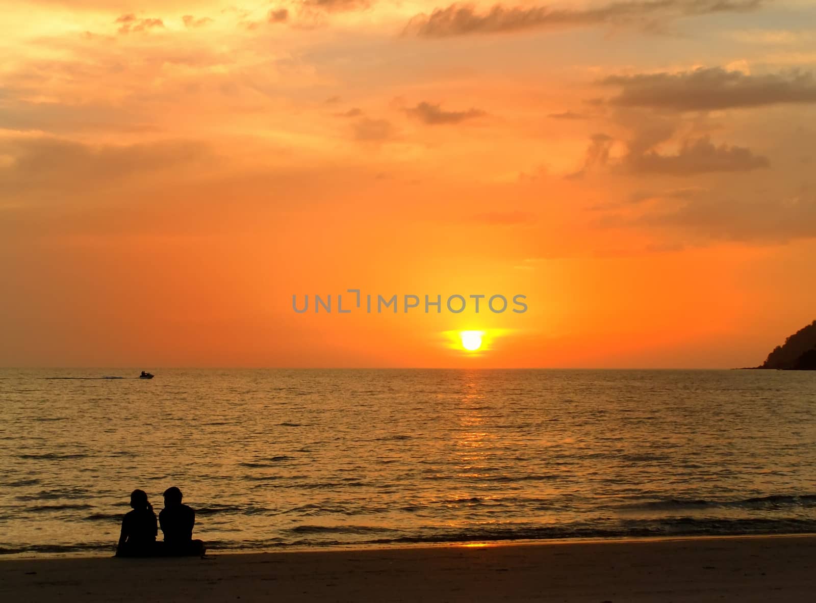 Sunset at Langkawi island, Malaysia, Southeast Asia