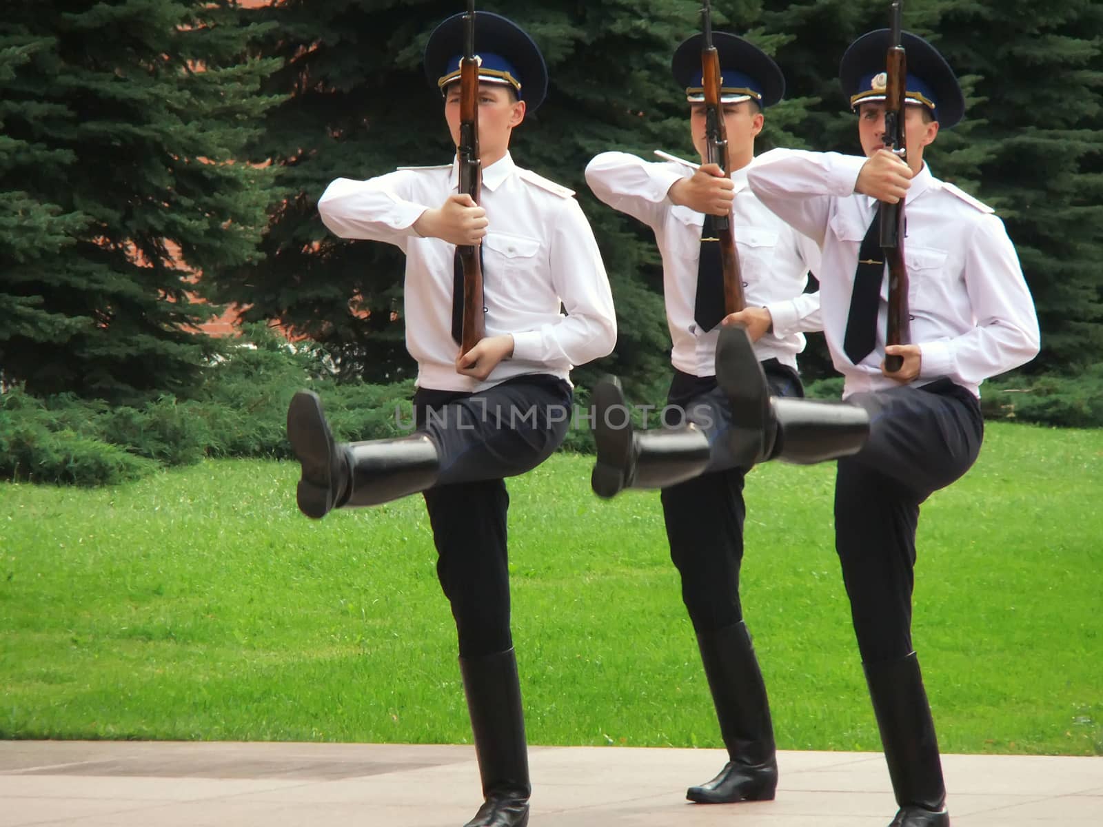 Changing of the Honor Guard Ceremony, Tomb of the Unknown Soldier, Moscow, Russia