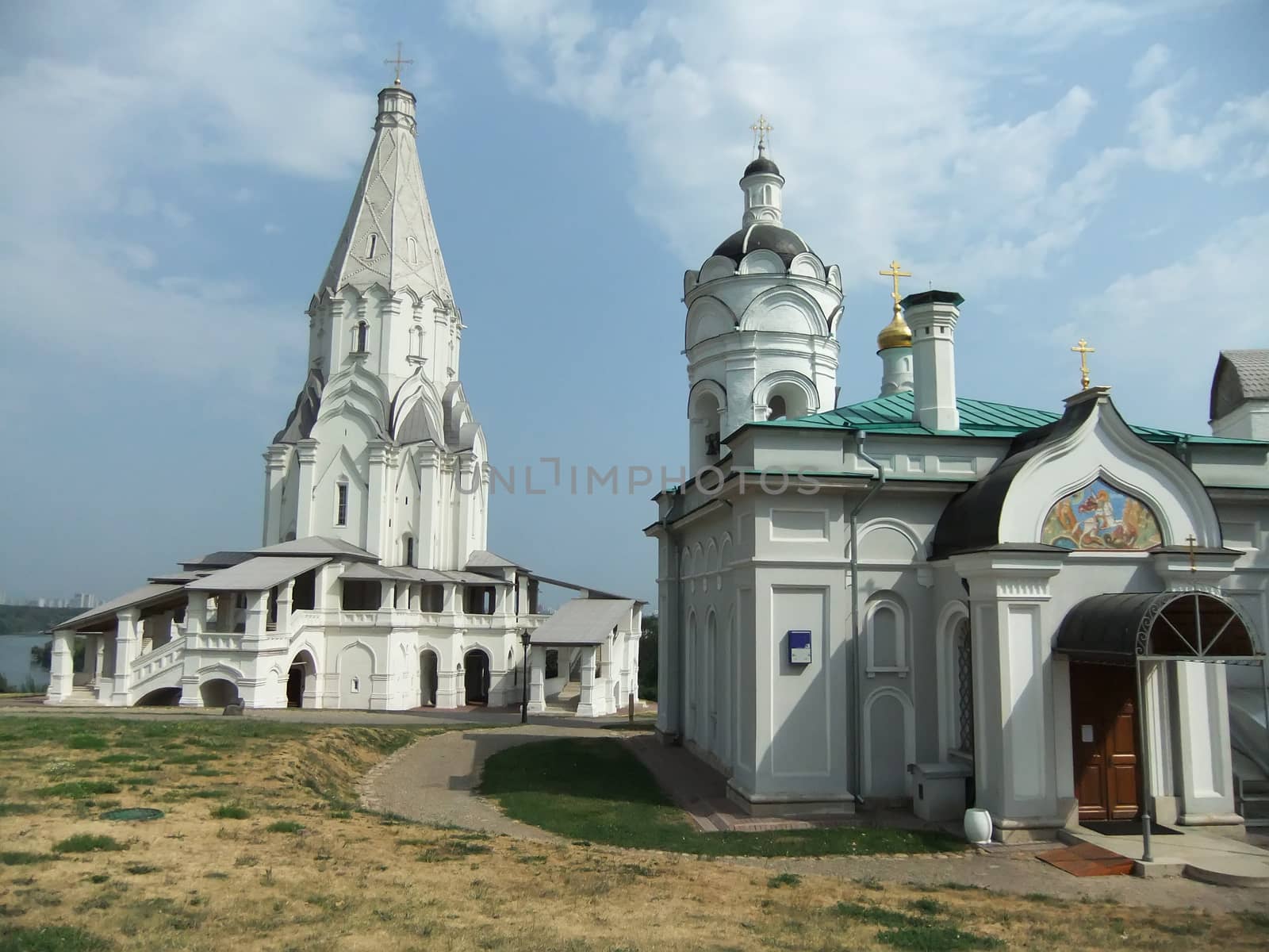 White church, Moscow, Russia