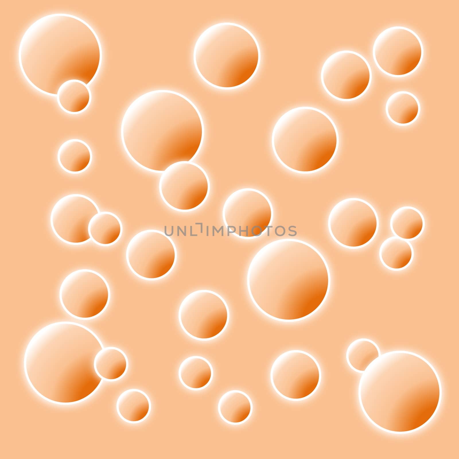 Orange bubbles by Elenaphotos21