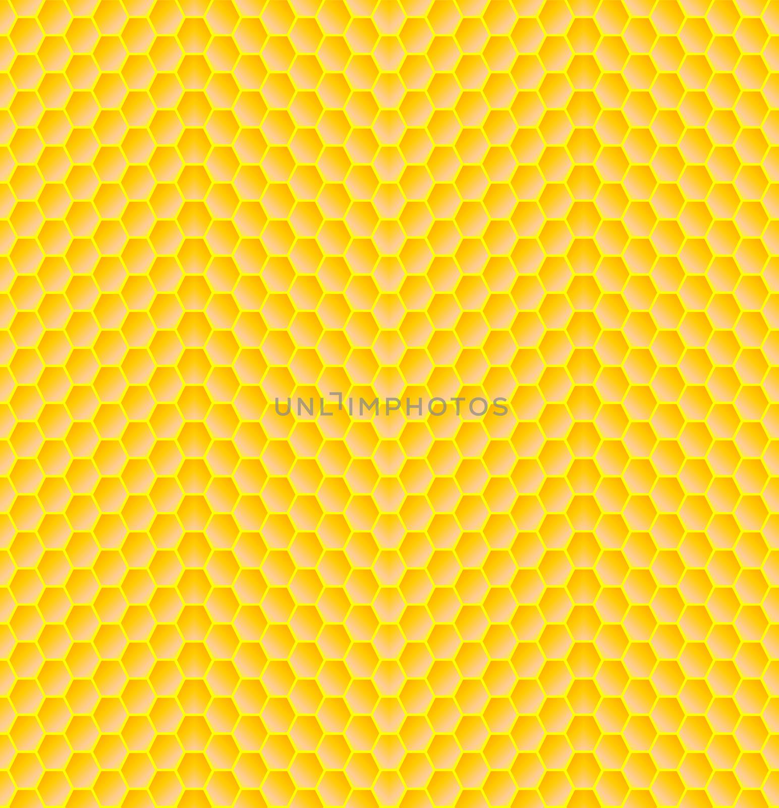 Orange sand yellow seamless pattern of honeycomb