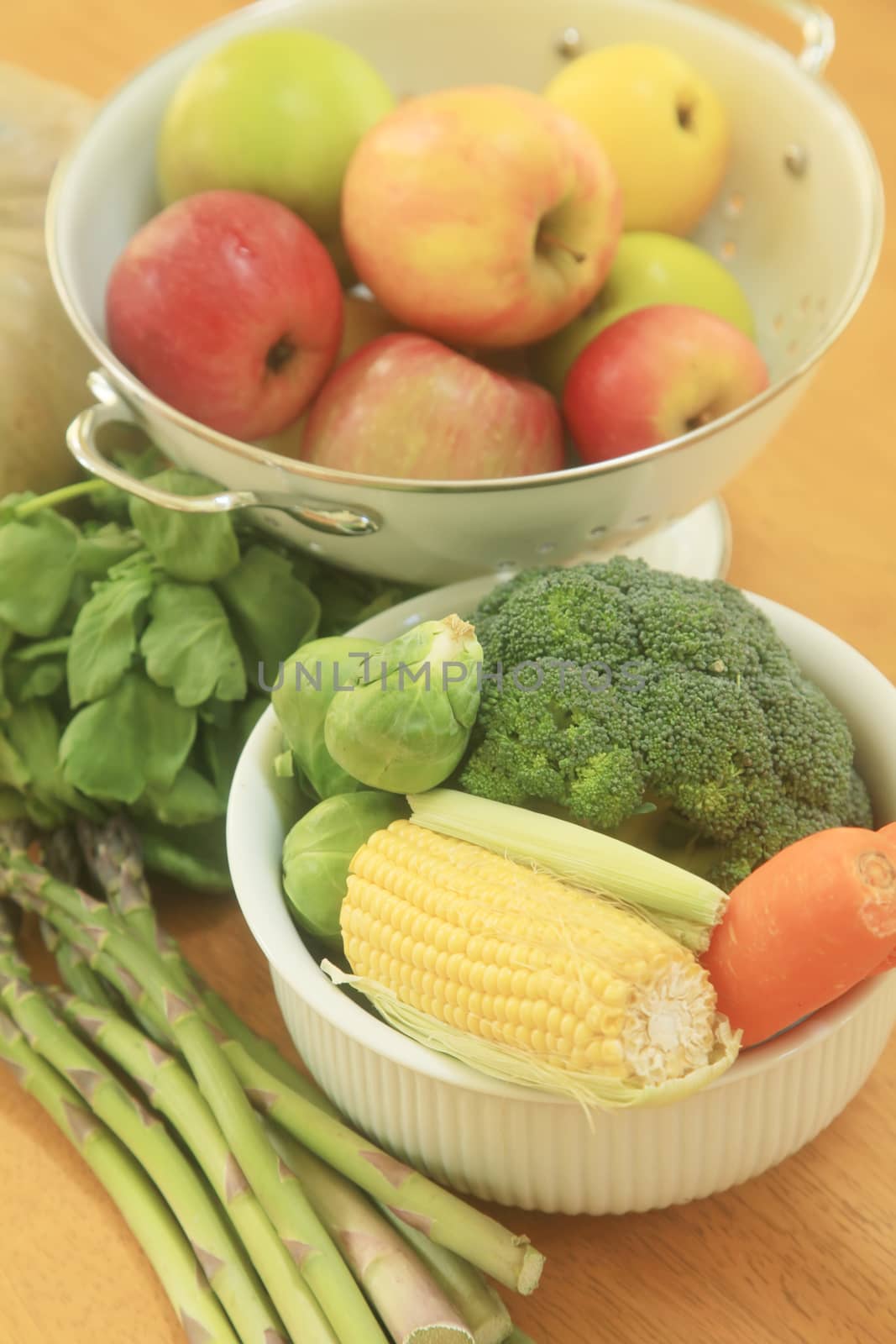 Pile of Vegetables for Cooking as Background