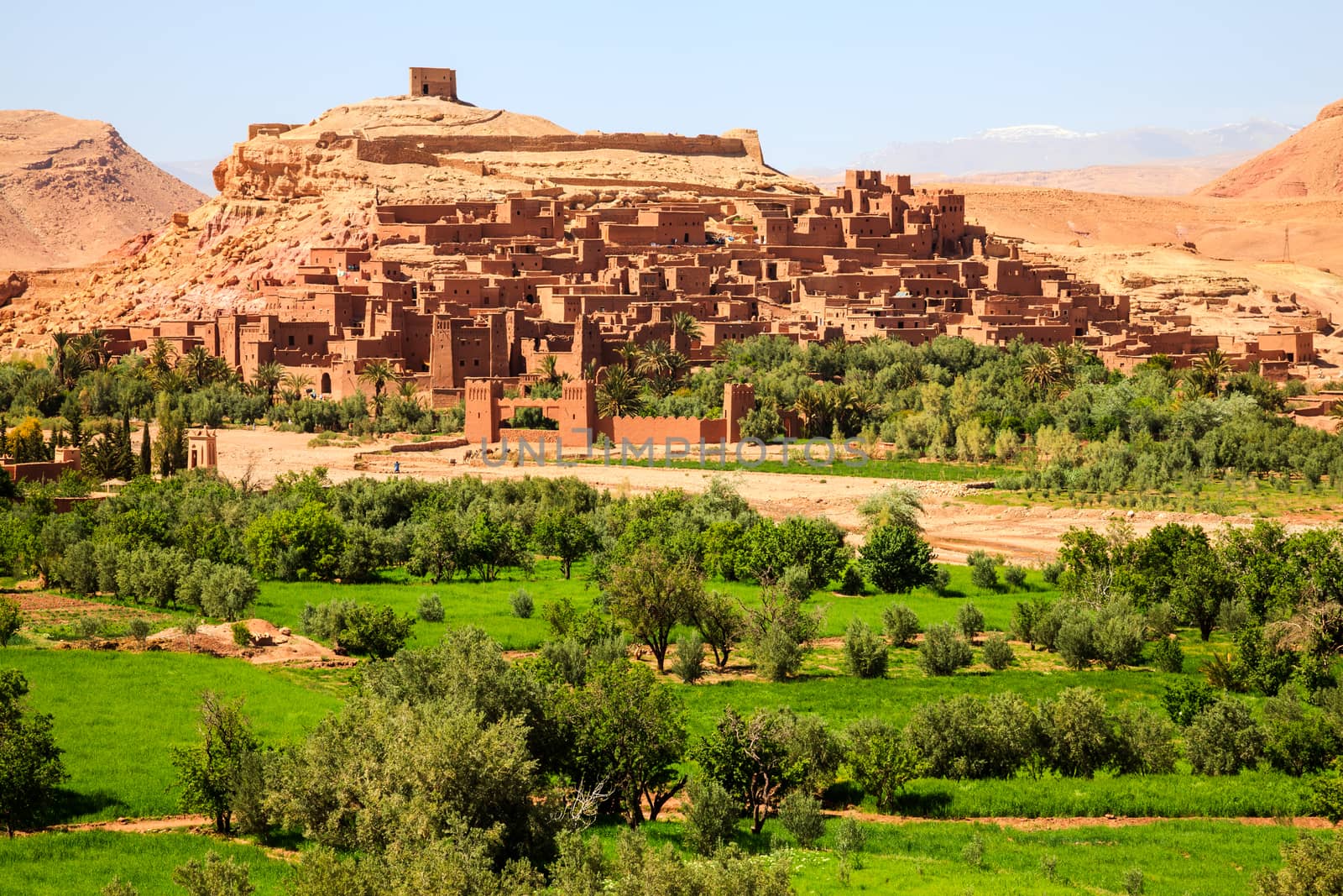 Kasbah of ait benhaddou in morocco