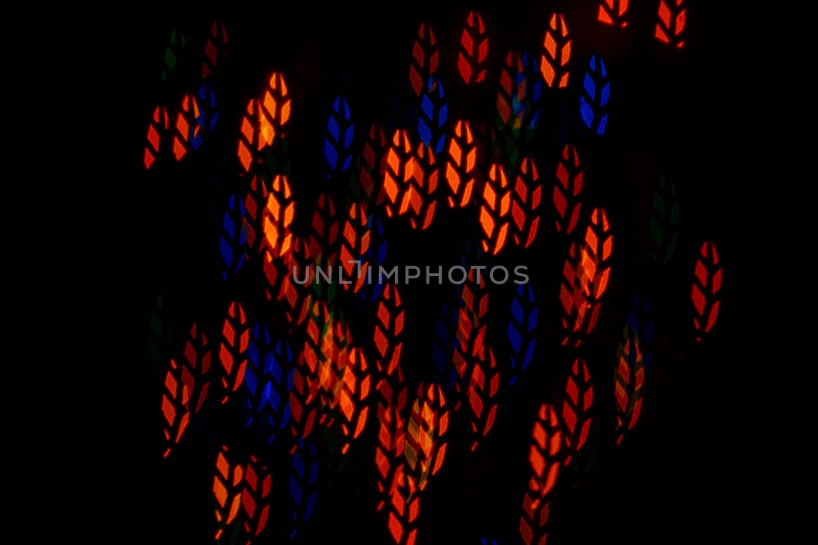 Colorful abstract background in the form of tree leaves shot closeup