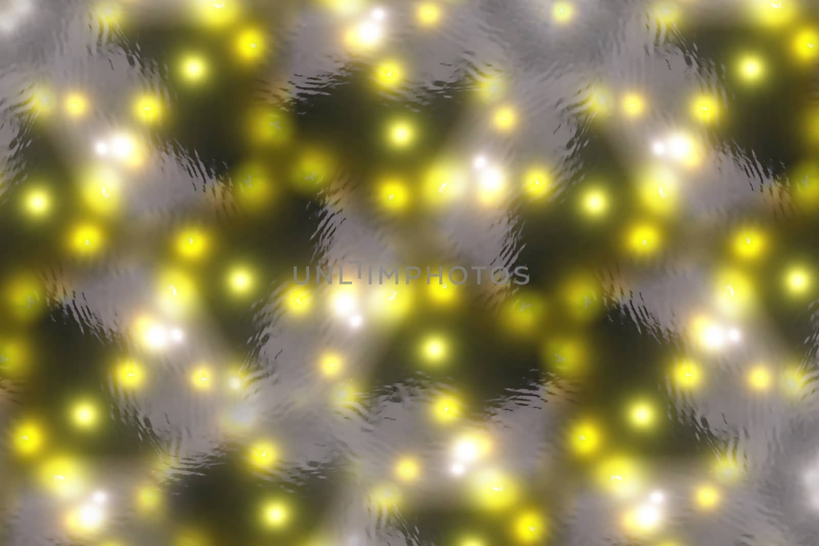 
Abstract mosaic blurred background in the form of yellow and white lights on the water ripples
	