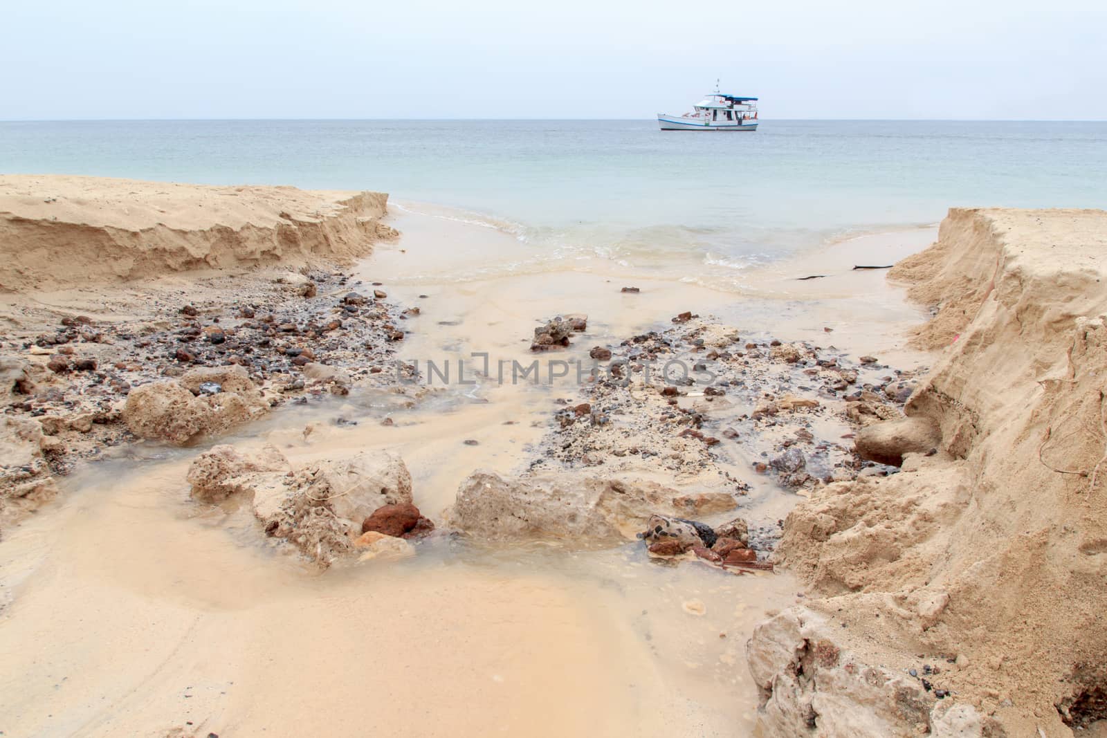 Sand that was eroded over a wide area.
