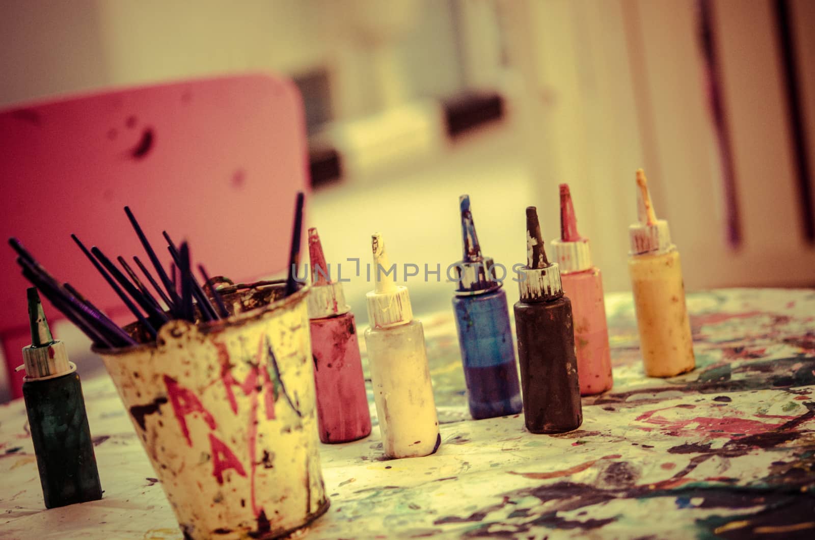 Watercolor bottles by aoo3771