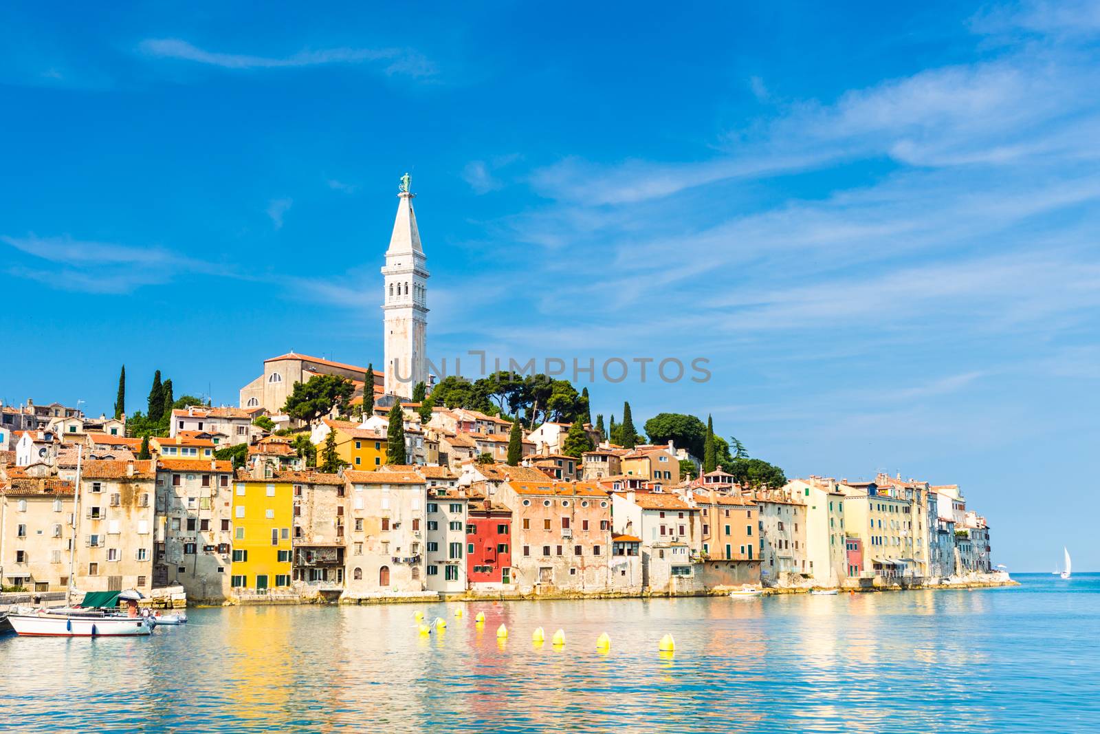 Romantic Rovinj is a town in Croatia situated on the north Adriatic Sea Located on the western coast of the Istrian peninsula, it is a popular tourist resort and an active fishing port.