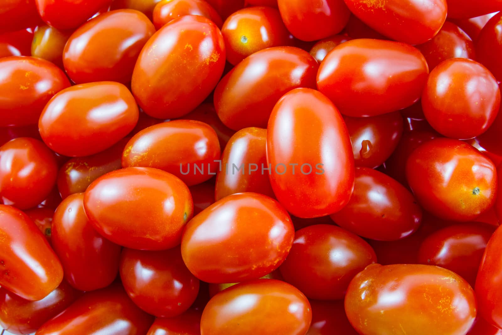 Group of cherry tomatoes by kasinv