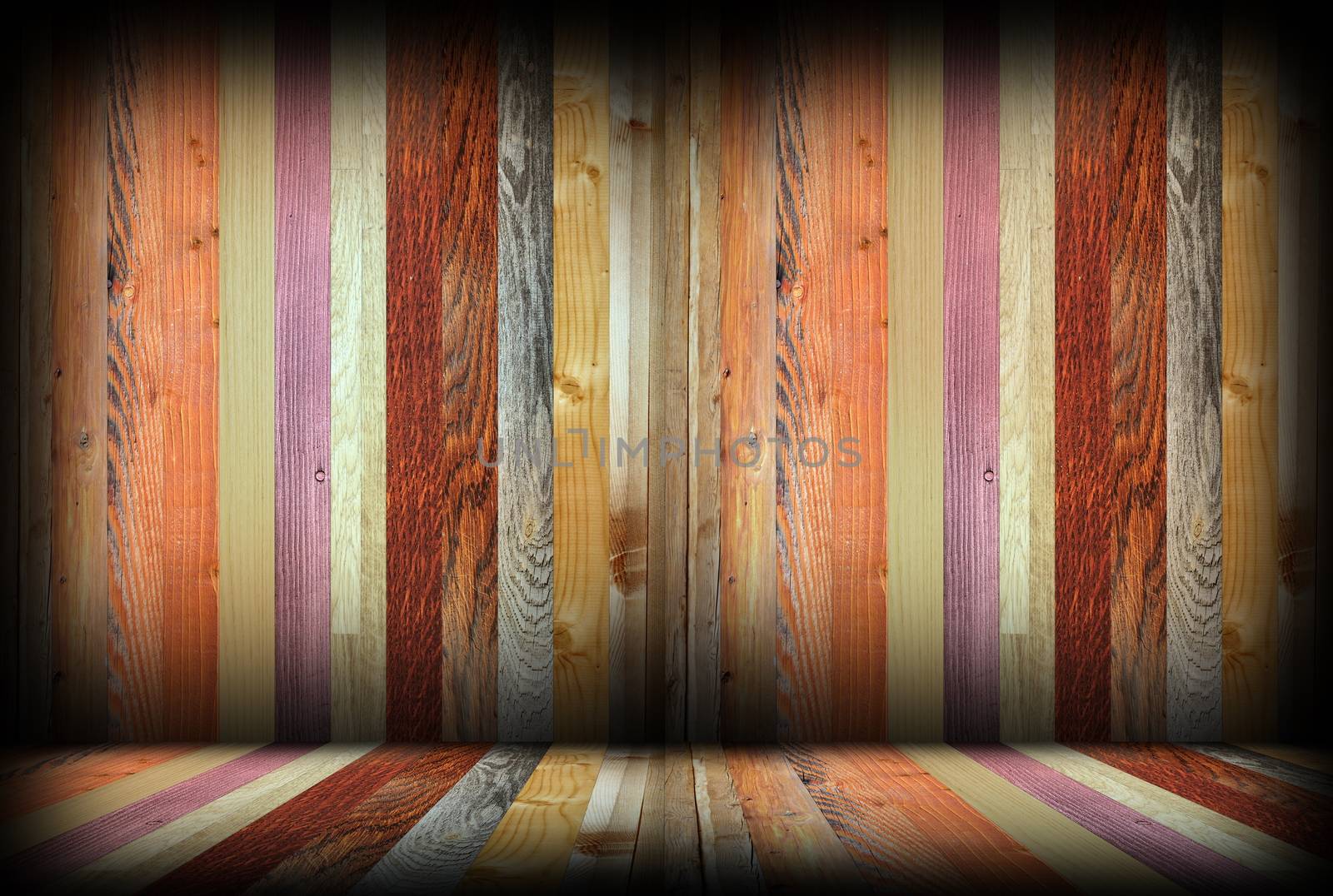 colorful wooden interior room backdrop by taviphoto